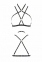 Портупея-стрепи KELIS BRA black XXL/XXXL - Passion Exclusive (SO6414)