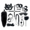 Набор Art of Sex - Maxi BDSM Set Leather, 13 предметов, натуральная кожа, Черный (SO7139)