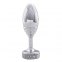 Металева анальна пробка DOXY Butt Plug RIBBED, 3,3 см (SO8031)