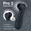 Вакуумный клиторальный стимулятор Satisfyer Pro 2 Generation 3 with Liquid Air Connect App Dark Grey (SO8404)