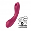 Вакуумный стимулятор с вибрацией Satisfyer Curvy Trinity 1 Red, игрушка 3в1 (SO8407)