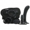 Страпон з вібруючим адаптером G-Spot Vibrating Pleasure Set з дистанційним пультом, чорний (DJ15604)