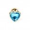 Анальная пробка S с голубым камнем Boss of toys Jewellery (BS64040)