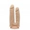 Фаллоимитатор с вибрацией SilexD Double Gusto Vibro Flesh (Model 1 size 8