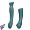 Вибромассажер 3 в 1 Zalo Queen, Jewel Green (ZL887076)