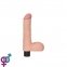 Реалістичний вібратор Reel Softee Vibrator with balls Flesh 8,0