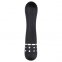 Вібратор Love Diamond Vibrator чорний, оздоблений стразами, 11.4 см. (ET089BLK)