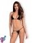 Комплект Obsessive Redella 2-pcs set black L/XL (410386)