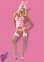 Комплект зайчика рожевий Bunny suit S/M (410615)