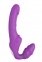 Страпон безремневой VIBES OF LOVE DOUBLE DIPPER PURPLE (DT21505)