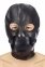 Капюшон с кляпом для БДСМ Fetish Tentation BDSM hood in leatherette with removable gag (SO4673)