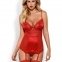 Корсет с подвязками для чулок Obsessive Lovica corset S/M (410854)