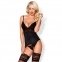 Корсет Obsessive 810-COR-1 corset & thong black S/M (410841)