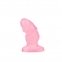 Рифлена анальна пробка Chisa Hi-Rubber Raging Mini Plug Pink (CH30706)