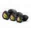 Набор анальных пробок LUXE BLING PLUGS TRAINING KIT BLACK (T330852)