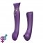Вибромассажер 3 в 1 Zalo Queen, Twilight Purple (ZL887083)