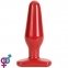 Анальна пробока Doc Johnson Red Boy - Medium 5.5 Inch, 14х4 см