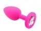 Анальная пробка Pink Silicone Light Pink, S (820153)