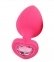 Анальна Pink Silicone Heart Light Pink,M (820164)