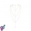 Прикраса для спини і декольте Bijoux Indiscrets Magnifique Back and Cleavage Chain - Gold