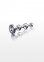Анальная елка S . металлическая с камнем Diamond Star Beads ToyJoy (TJ10576)