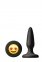 Анальная пробка NS Novelties MOJIS ILY BLACK (T280536)