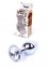 Анальна пробка з каменем Plug-Jewellery Silver PLUG- Clear розмір S (64-00012)
