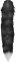 Анальна пробка з хвостом Anal plug faux fur fox tail black polyeste (272401226)