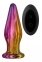 Анальная пробка с вибрацией конусная стеклянная Dream Toys GLAMOUR GLASS (DT21942)