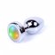 Анальная пробка со светодиодом Plug-Jewellery PLUG - Disco Flashlight размер S, 7х2.7 см (64-00007)