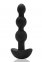Анальные шарики с пультом, 2 мотора B-Vibe TRIPLET ANAL BEADS, черные (BV-005 BLK)