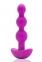 Анальные шарики с пультом, 2 мотора B-Vibe TRIPLET ANAL BEADS, фуксия (BV-005 FUC)