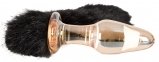 Анальна пробка Glass Plug with Tail, 12х3,8 см