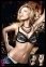 Бюстгалтер «Black-White Bra With Striped Cups»