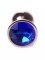 Анальна пробка Plug-Jewellery Red Gold PLUG- Dark Blue (BS64114)