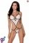 Боді монокіні ORIHIME BODY white L/XL - Passion (EL16401)