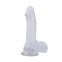 Фалоімітатор Chisa HI-RUBBER 7.5, Clear (CH54360)