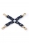Крестообразный фиксатор NS Novelties BONDAGE COUTURE HOG TIE BLUE (T280885)