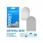 Мини мастурбатор нереалистичный Tenga Pocket Crystal Mist, с рельефом, белый (TN74924)