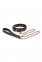 Нашийник з повідцем NS Novelties BONDAGE COUTURE COLLAR AND LEASH BLACK (T280946)
