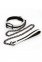 Ошейник с поводком, светятся в темноте NS Novelties GLO BONDAGE COLLAR AND LEASH GREEN (T280848)