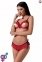 Комплект белья CHERRY SET OpenBra red S/M - Passion Exclusive: открытый лиф, трусики-юбочка (PS25508)