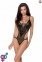 Боди монокини с декольте ERZA BODY black XXL/XXXL - Passion (PS26003)