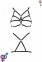 Бюстгальтер-стрепы ARMANDA BRA black L/XL - Passion Exclusive (PS26801)