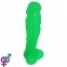 Крафтовое мыло-член с присоской Чистый Кайф Green size XL