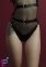 Гартеры Feral Feelings - Belt Briefs, трусики, натуральна шкіра, колір чорний (SO3445)