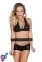 Фіксатор для талії і рук Fetish Tentation Waist and Wrist Straps з маскою на очі (SO3737)