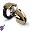 Клітка для члена з електростимуляцією Mystim Pubic Enemy No 1 - Gold Edition (SO3809)