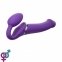 Безремневой страпон з вібрацією Strap-On-Me Vibrating Violet L, діаметр 3,7 см (SO3826)
