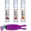 Набор из 3-х вкусов стимулирующего лубриканта Amoreane Med (3х10мл) и вибропули Adrien Lastic Purple (SO3834)